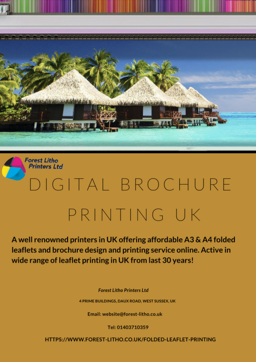 Digital brochure printing uk